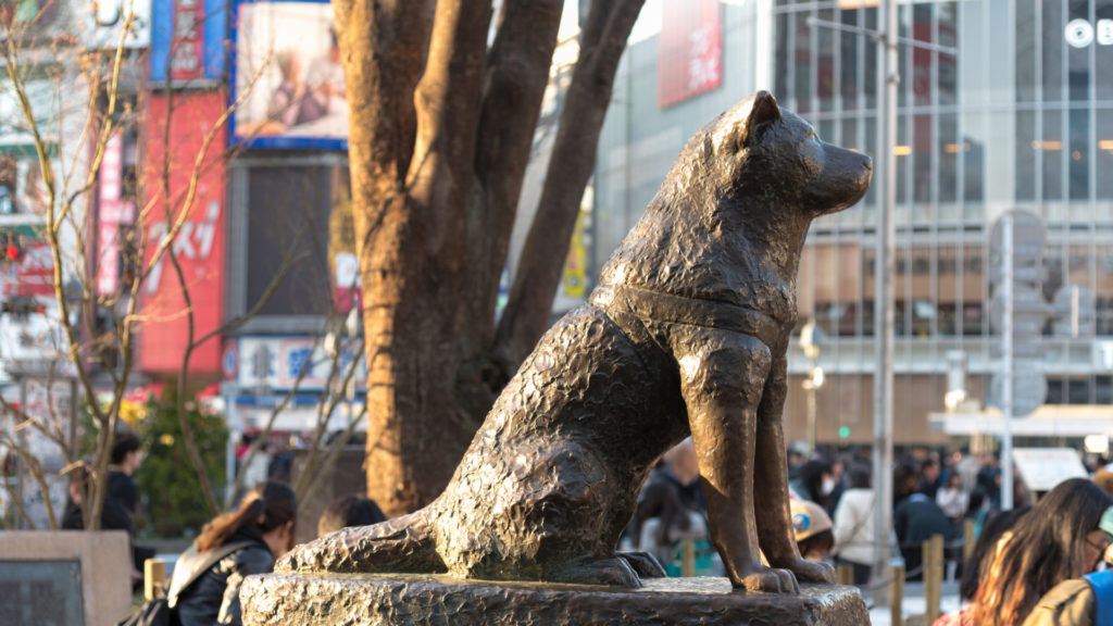 Hachiko statue